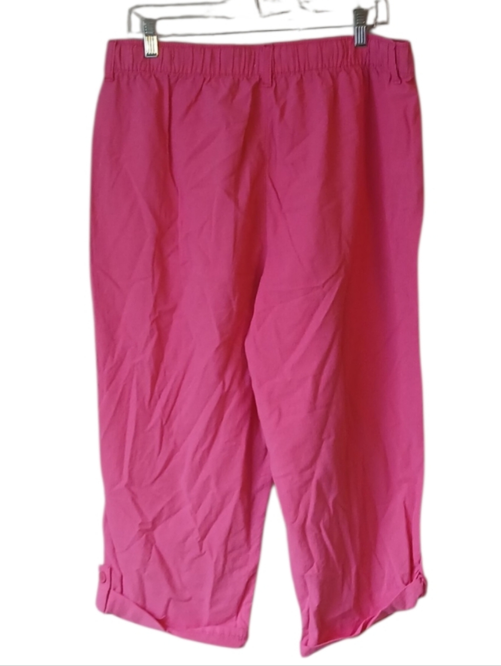 Kim Rogers Pink Capris Size Large NWT - Picture 2 of 5